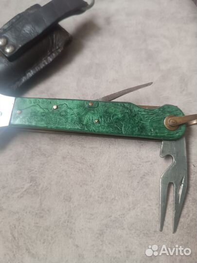 Охотничий складной нож СССР Лось Редкий
