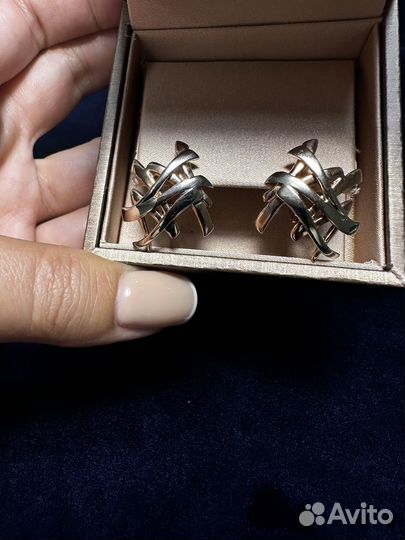 Золотые серьги