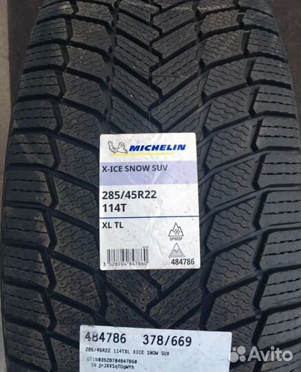 Michelin X-Ice Snow SUV 285/45 R22 114T