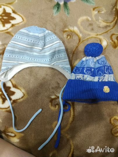 Шапочки на малыша, цена за штуку