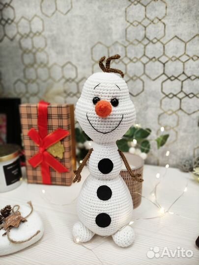 Снеговик Олаф ручной работы