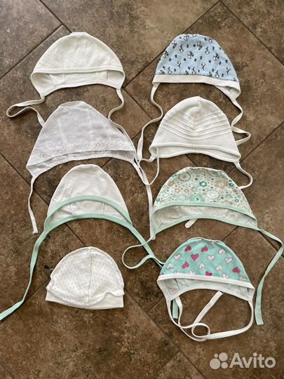 Шапочки для новорожденных
