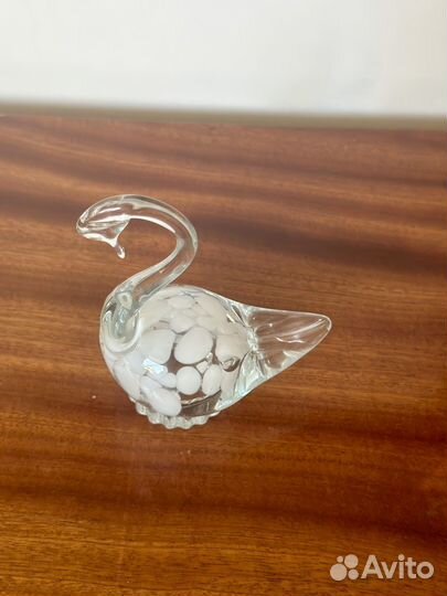 Лебедь стекло СССР 13 см