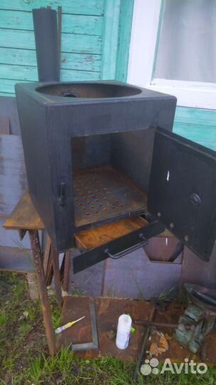 Печь под казан толщиной 5 мм