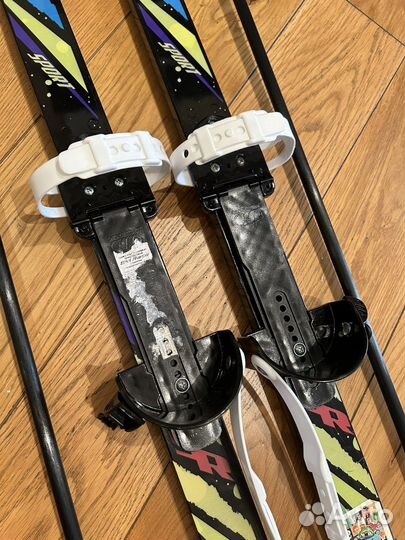 Лыжи беговые детские 130/100 с палками