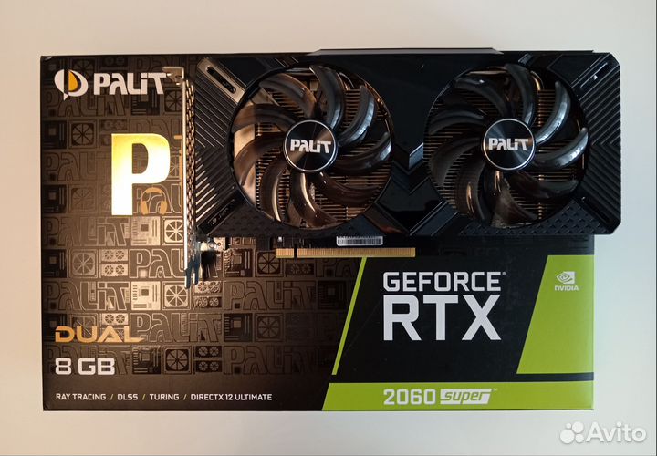 Видеокарта palit rtx2060super 8gb