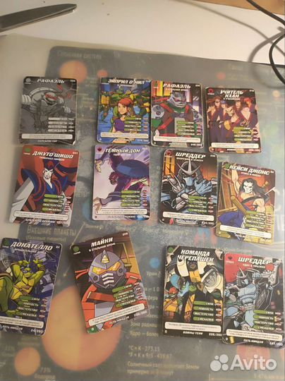 Карточки черепашки ниндзя