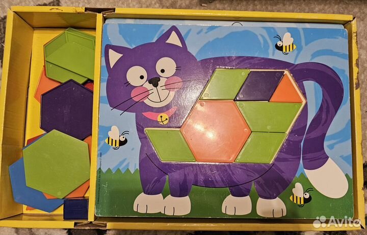 Пазлы Melissa & Doug Animal Pattern Blocks