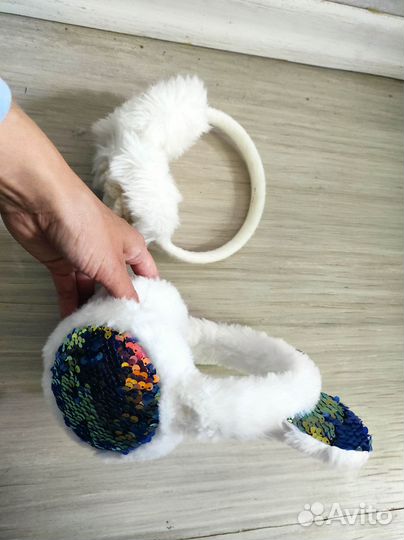 Меховые наушники