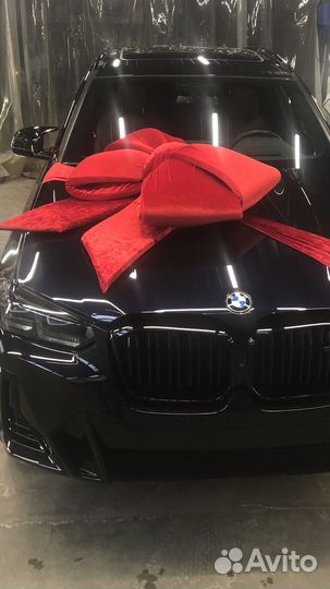 Большой подарочный бант на машину