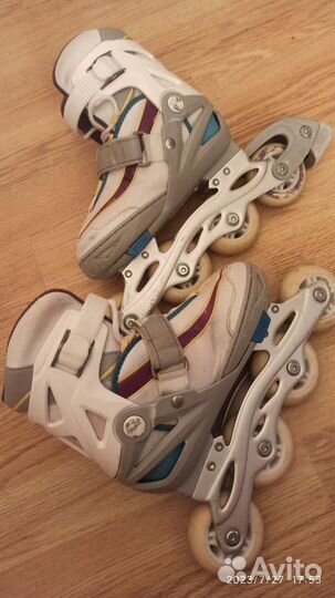 Ролики детские 31-36 р.+защита