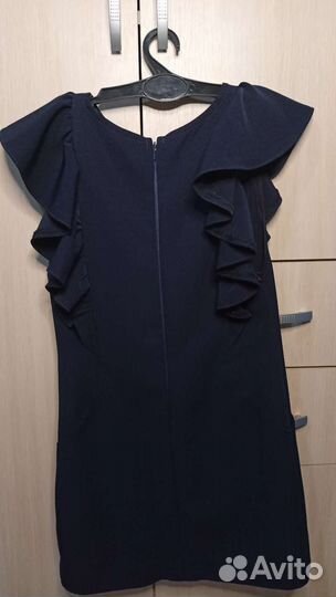 Школьный сарафан синий