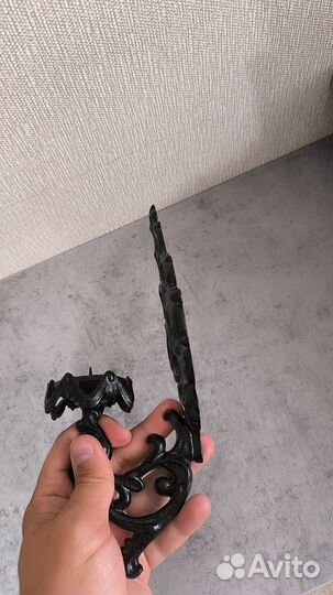 Каслинское литье Настенный Подсвечник