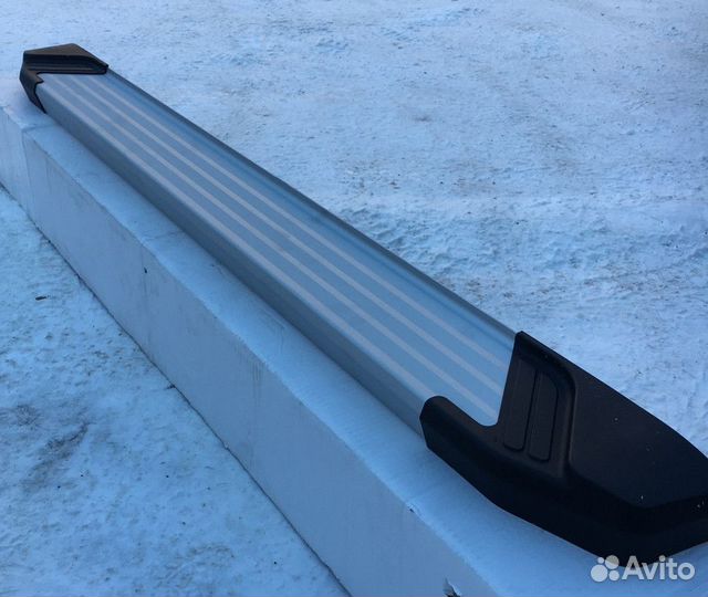 Пороги-подножки Audi Q5 2017. Silver