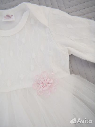 Платье боди для девочки 80