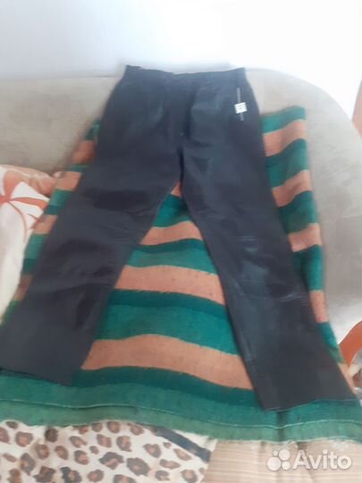 Брюки кожаные