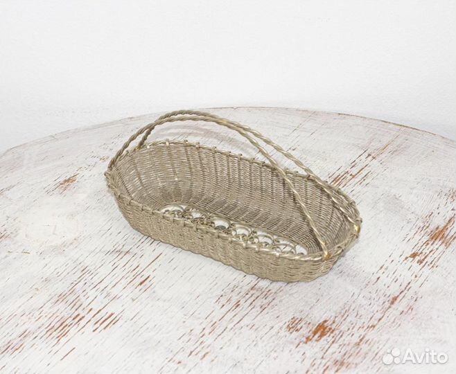 Конфетница мельхиор СССР