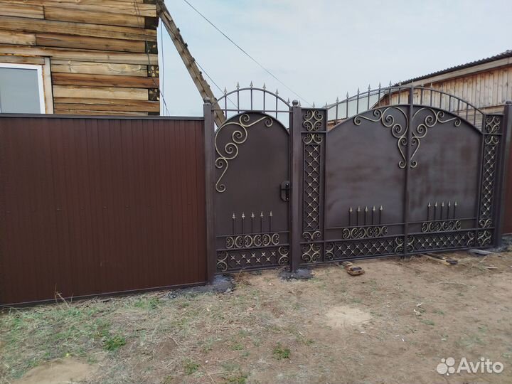 Откатные ворота и заборы