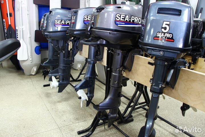 Четырёхтактный лодочный мотор SEA-PRO F 5 S