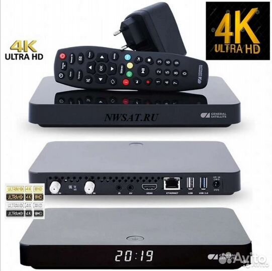 Триколор 4к приёмник +год просмотра