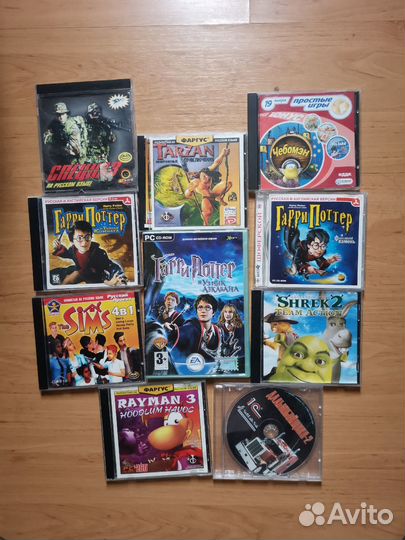 CD диски с играми
