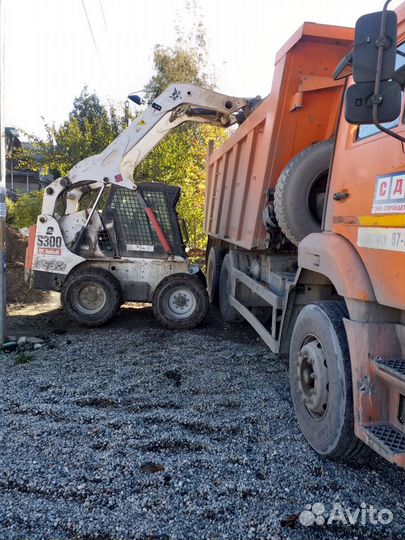 Услуги минипогрузчика Bobcat S300