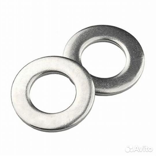Шайба плоская DIN125 нержавеющая сталь 6мм 20шт