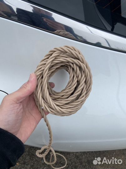 Кабель ретро цвет Капучино