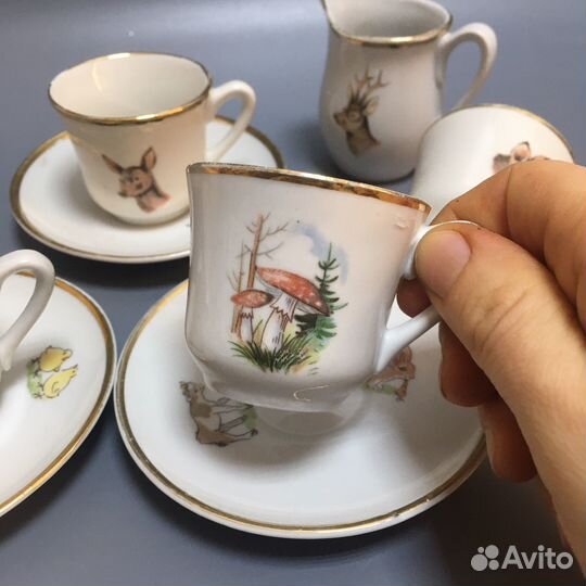 Кукольная фарфоровая посуда