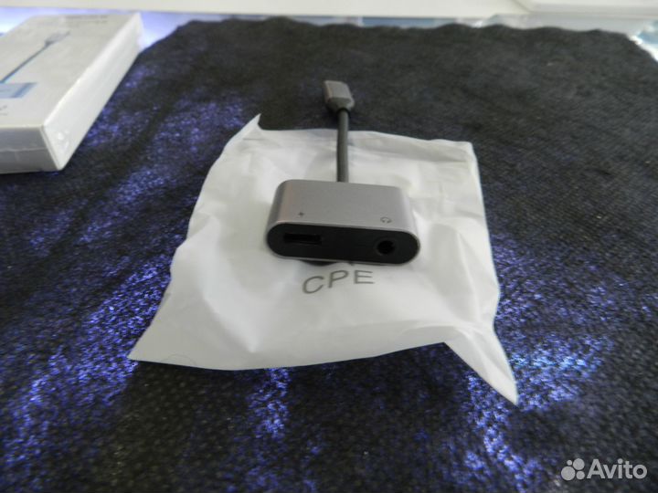 Переходник UGreen Type-C- Type-C/jack 3,5 (50596)