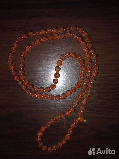 Четки из рудракши (джапа мала)