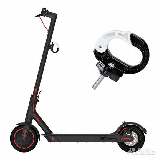 Крюк-вешалка на рулевую стойку электросамоката
