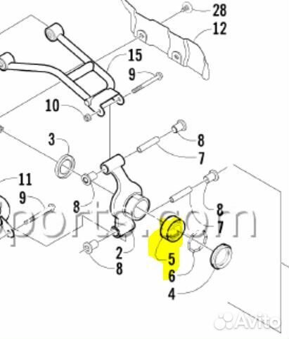 Подшипник ступичный квадроцикла Arctic Cat 98-04 г
