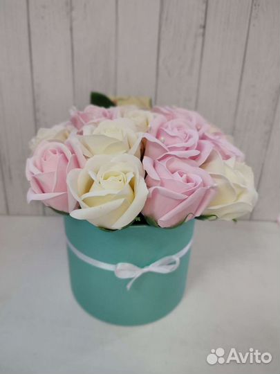 Букет из мыльных роз