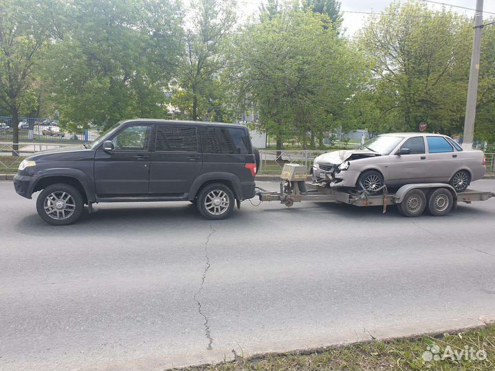 Эвакуатор уаз,Нива с прицепом