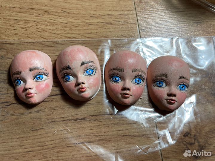 Лица для ватных игрушек