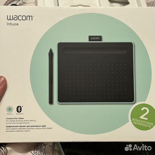 Графический планшет Wacom intuos S+пленка+стержни