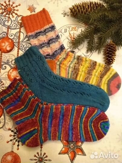 Носки вязаные ручной работы
