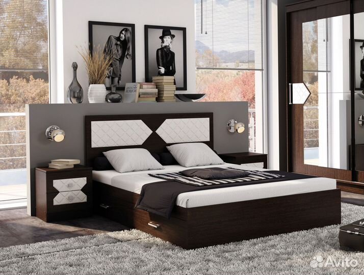 Николь тумба прикроватная венге