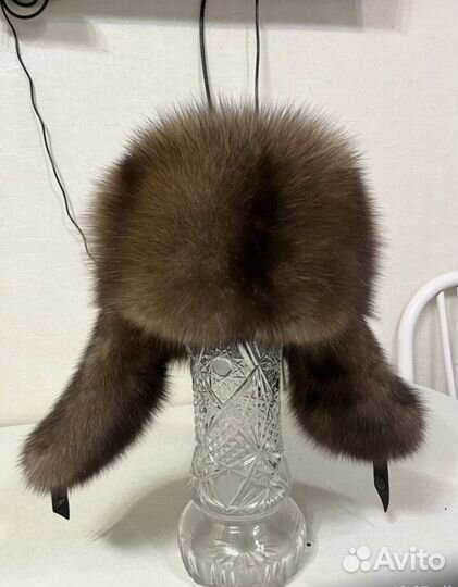 Мужская шапка из соболя