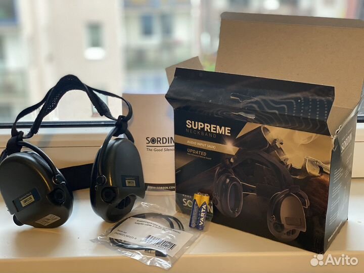 Sordin Supreme Pro-X Neckband Green (76302-X-S)