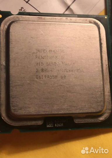 Процессор Intel Pentium D915/LGA775