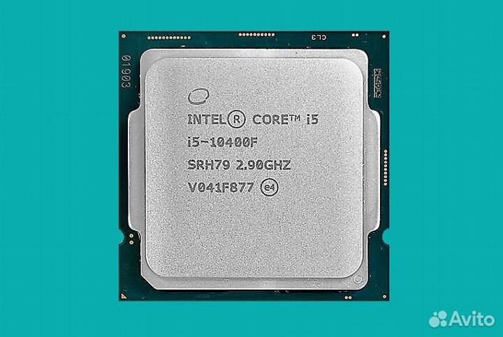 Новый Core i5-10400F (BOX, OEM) LGA1200 6x2900 мгц