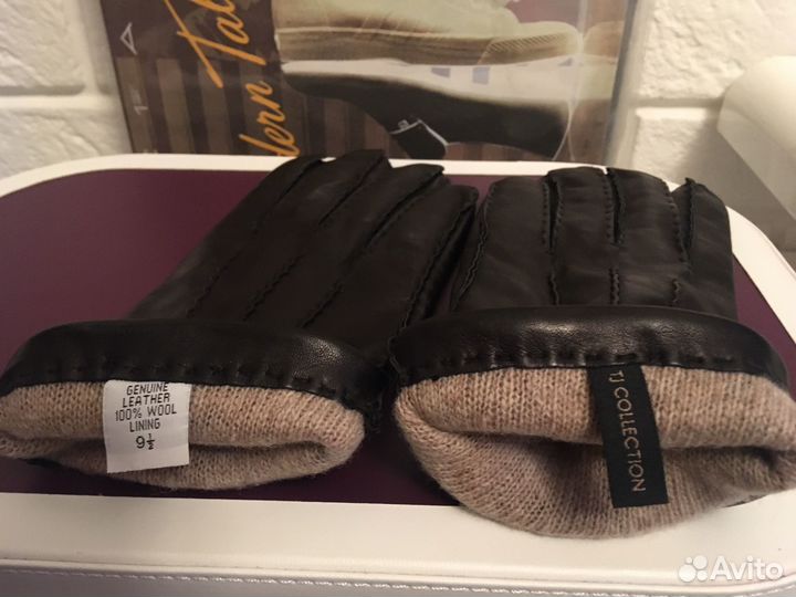 Мужские кожаные перчатки