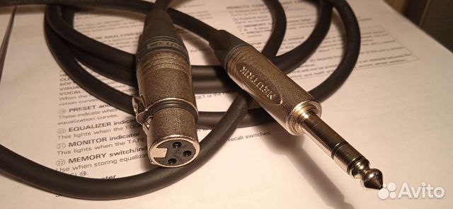 Neutrik аудио кабель