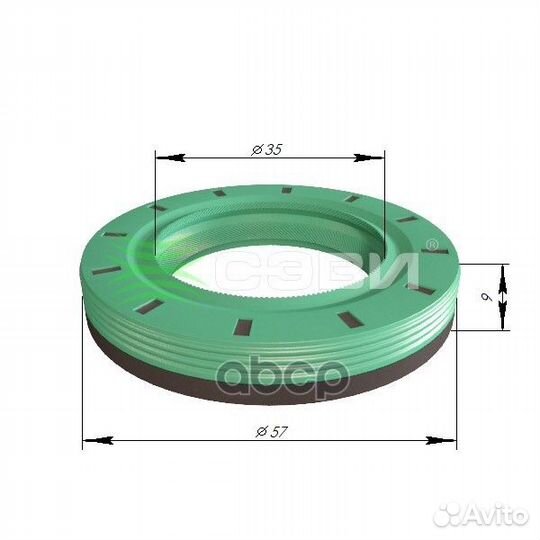 Сальник полуоси правый 2108,2110,2170,1118,2190