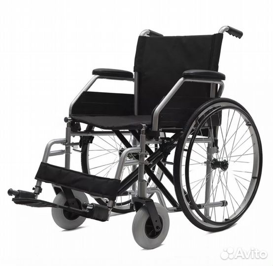 Кресло-коляска с транзитными колёсами