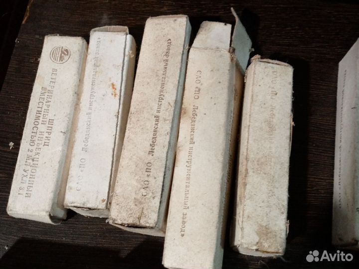 Шприц стеклянный СССР