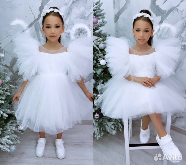 Платье снежинки 110 рост новое