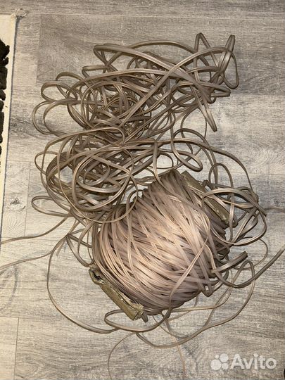 Провод телефонный розовый